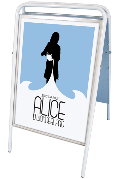 Expo Sign Kundenstopper - 70x100cm - weiß